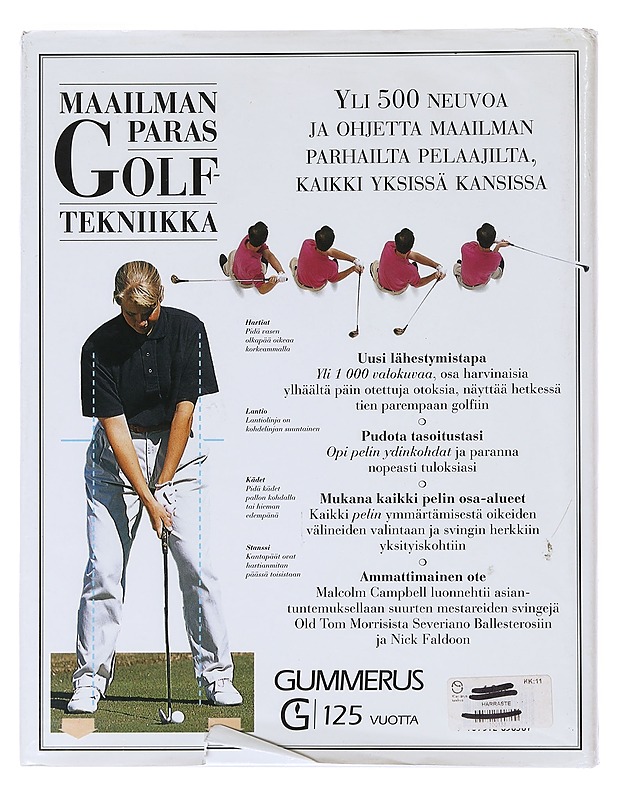 Maailman paras golftekniikka - Campbell, Malcolm - Tietokirjat ja oppaat - 10105631728 - 1