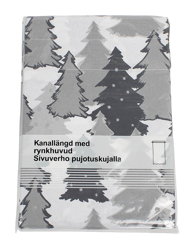 HEMTEX Sivuverho pujotuskujalla, 120 x 240 cm - 1 kpl - Joulutuotteet - 10105631756 - 0