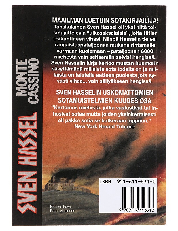 Monte Cassino - Hassel, Sven - Romaanit ja novellit - 10105631767 - 1