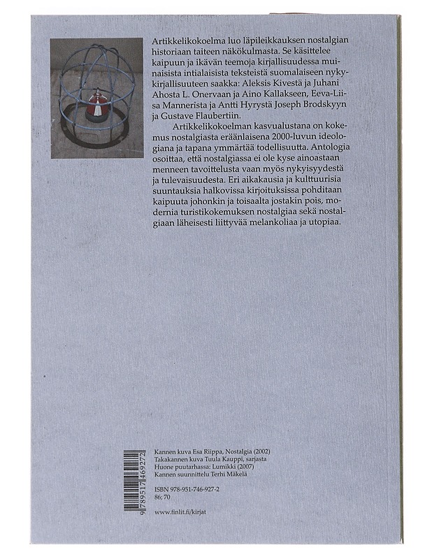 Nostalgia - Riikka Rossi - Romaanit ja novellit - 10105631831 - 1