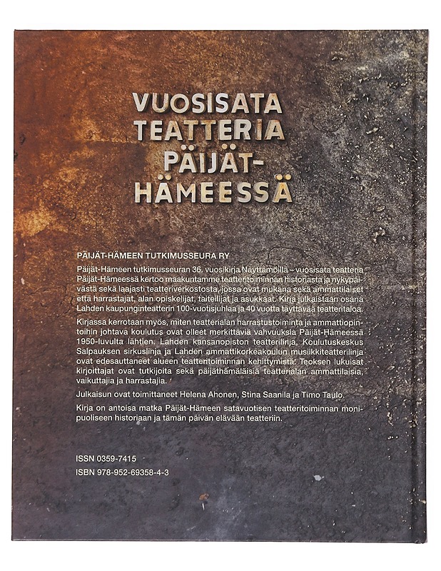 Näyttämöillä  - Laasonen, Ilkka - Kirja lahjaksi - 10105631842 - 1