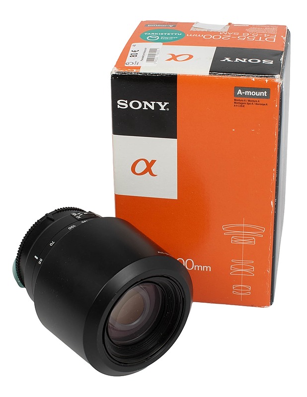SONY DT 55-200mm F4-5.6 SAM objektiivi - Muu elektroniikka - 10105631972 - 0