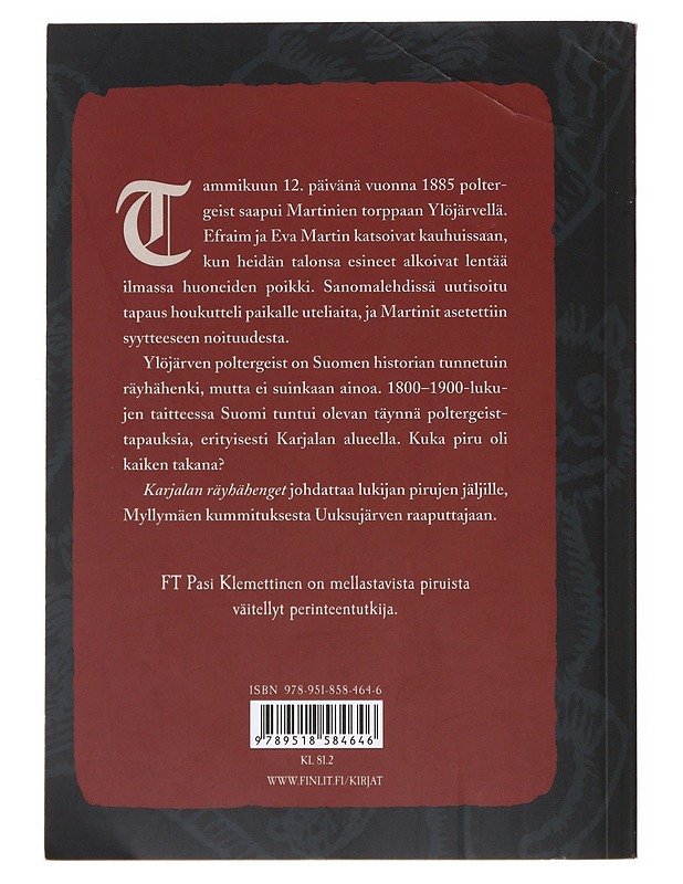 Karjalan räyhähenget - Pasi Klemettinen - Tietokirjat ja oppaat - 10105632032 - 1