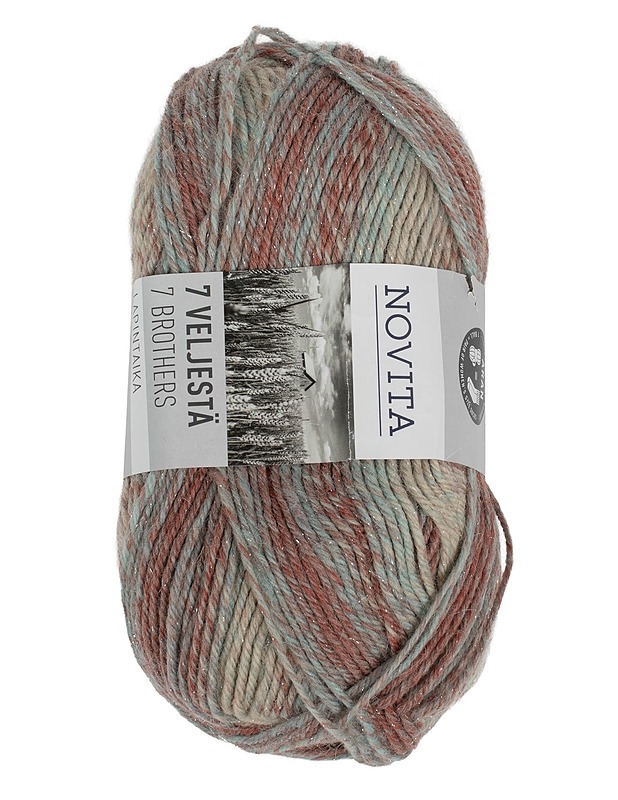 NOVITA 7 veljestä Lapintaika -vyötelanka, 100 g - Käsityö - 10105632058 - 0