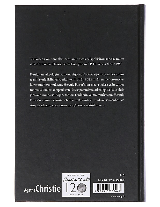Murha Mesopotamiassa - Christie, Agatha - Romaanit ja novellit - 10105632084 - 1