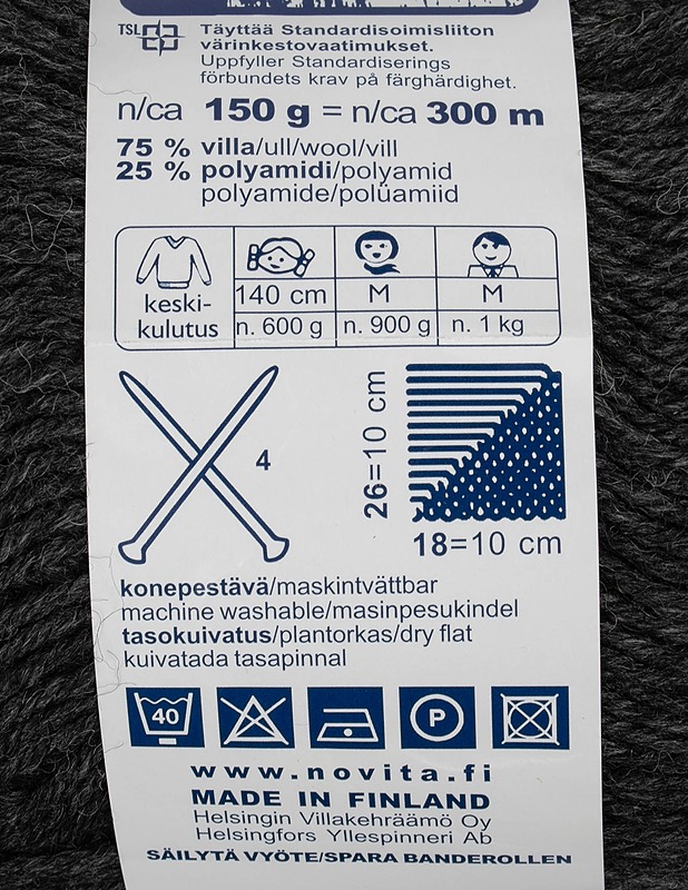 NOVITA 7 veljestä vyötelanka, 150 g - Käsityö - 10105632086 - 1