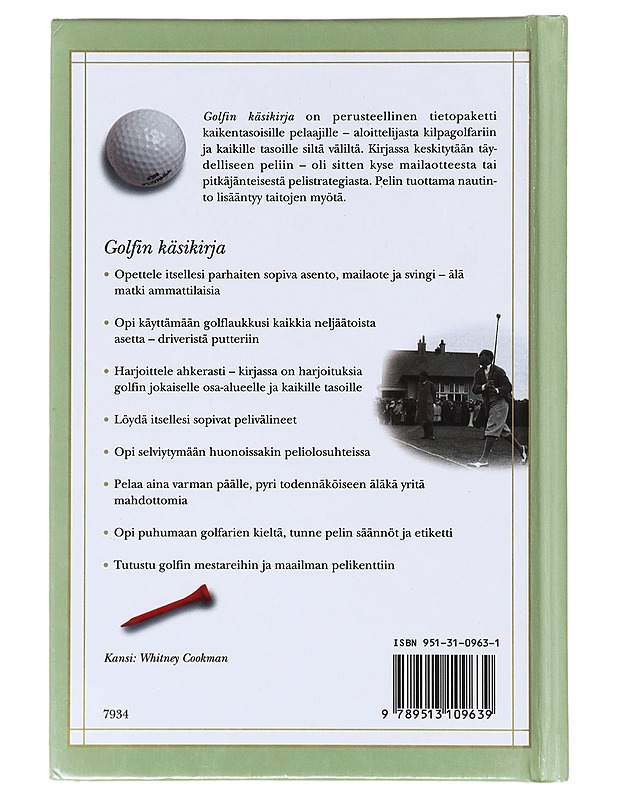 Golfin käsikirja - Saunders, Vivien - Tietokirjat ja oppaat - 10105632180 - 1