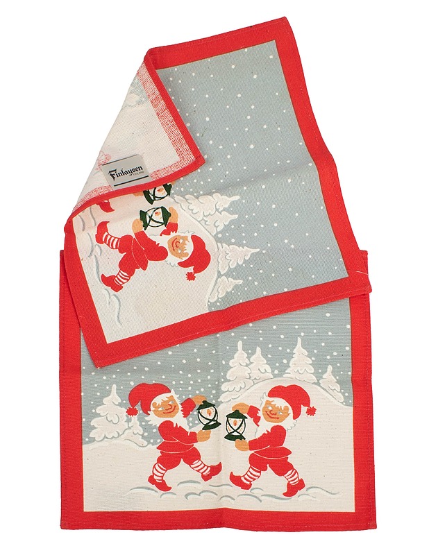 FINLAYSON joulupöytäliina, 26 x 28  cm - 2 kpl - Joulutuotteet - 10105632215 - 0