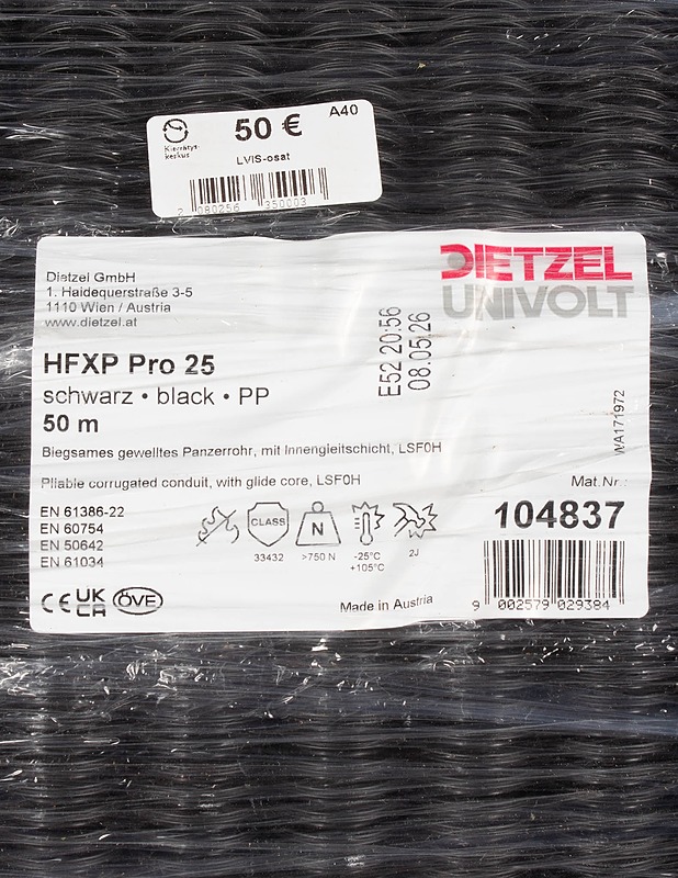DIETZEL UNIVOLT -suojaputki - Rakennustarvikkeet - 10105632226 - 2