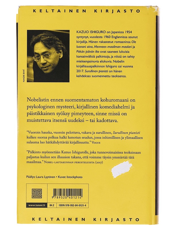Surullinen pianisti - Ishiguro, Kazuo - Romaanit ja novellit - 10105632251 - 1