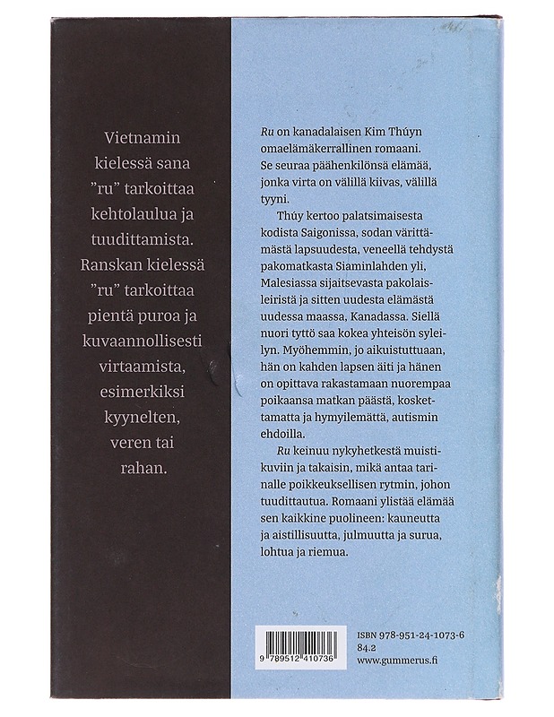 Ru / romaani - Thúy, Kim - Romaanit ja novellit - 10105632248 - 1