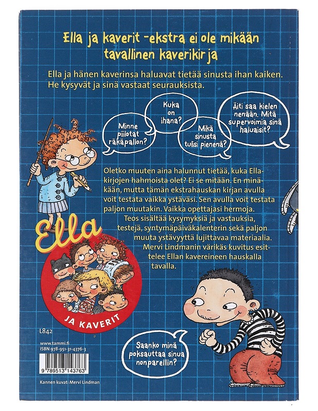 Ella ja kaverit ekstra - Parvela, Timo - Lastenkirjat - 10105632342 - 1