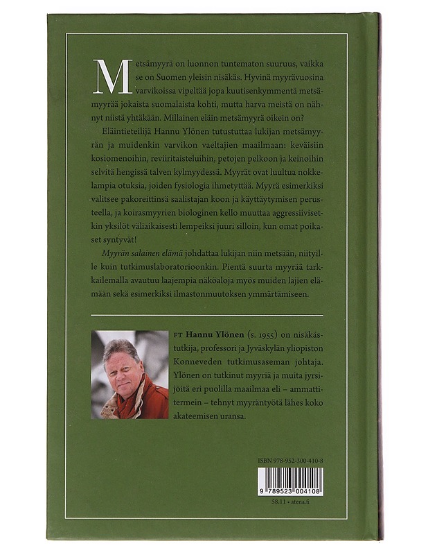 Myyrän salainen elämä  - Ylönen, Hannu - Lemmikki- ja luontokirjat - 10105632353 - 1
