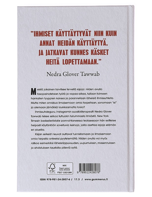 Vedä rajat ja ota oma elämä haltuusi - Tawwab, Nedra Glover - Tietokirjat ja oppaat - 10105632357 - 1