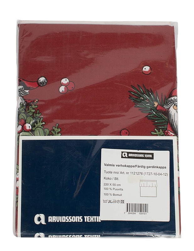ARVIDSSONS TEXTIL valmis verhokappa, 220 x 55 cm - Joulutuotteet - 10105632389 - 0