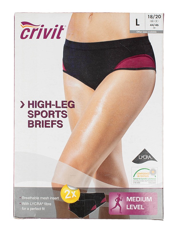 CRIVIT Urheilualushousut, L / 44-46 - 2 kpl - Alusvaatteet - 10105632723 - 0