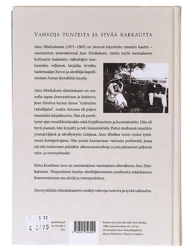 Aino Sibelius - Riitta Konttinen - Elämäkerrat ja muistelmat - 10105632747 - 1