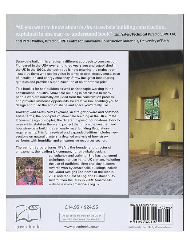 Building with straw bales : a practical guide for the UK and Ireland - Barbara Jones - Tietokirjat ja oppaat - 10105632752 - 1