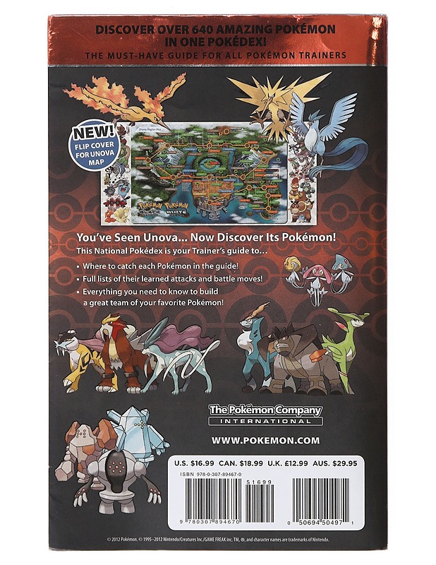 Pokémon Black & Pokémon White Versions:  Official National Pokédex  - Tietokirjat ja oppaat - 10105632759 - 1