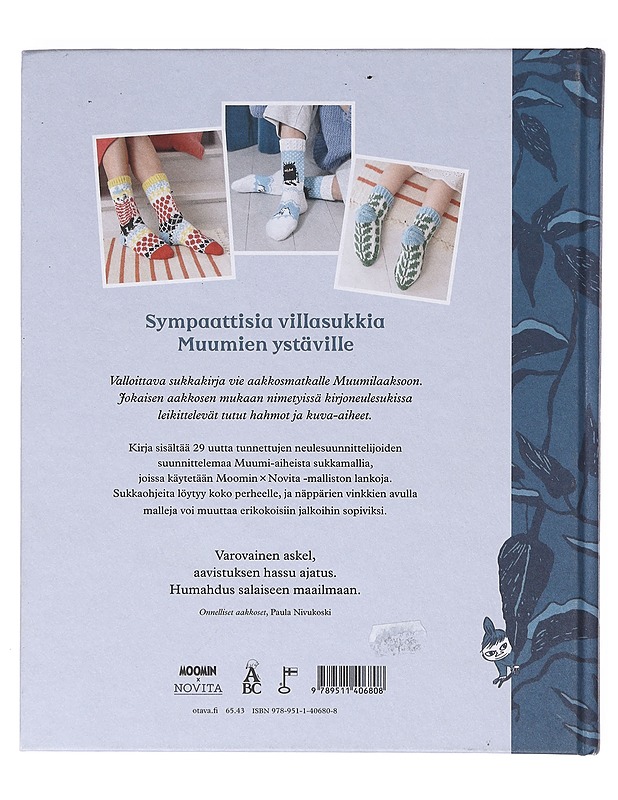 Onnelliset villasukat / aakkosmatka Muumilaaksoon - Nivukoski, Paula - Tietokirjat ja oppaat - 10105632886 - 1