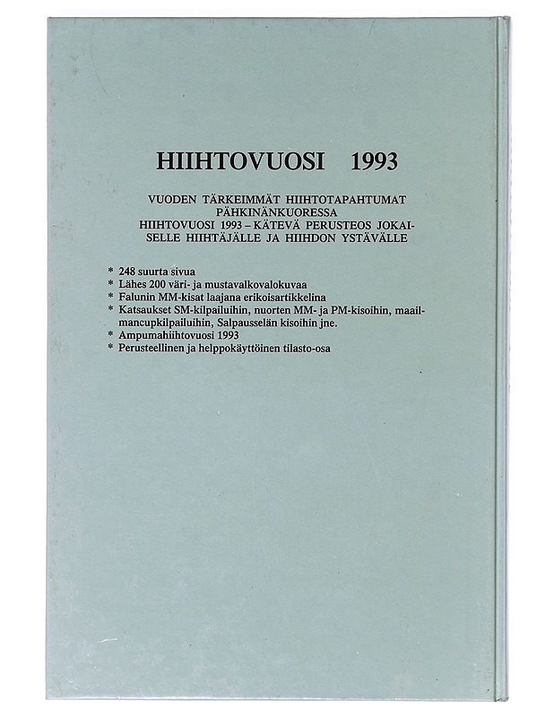 Hiihtovuosi 1993- Rauno Liimatainen - Historiakirjat - 10105632967 - 1