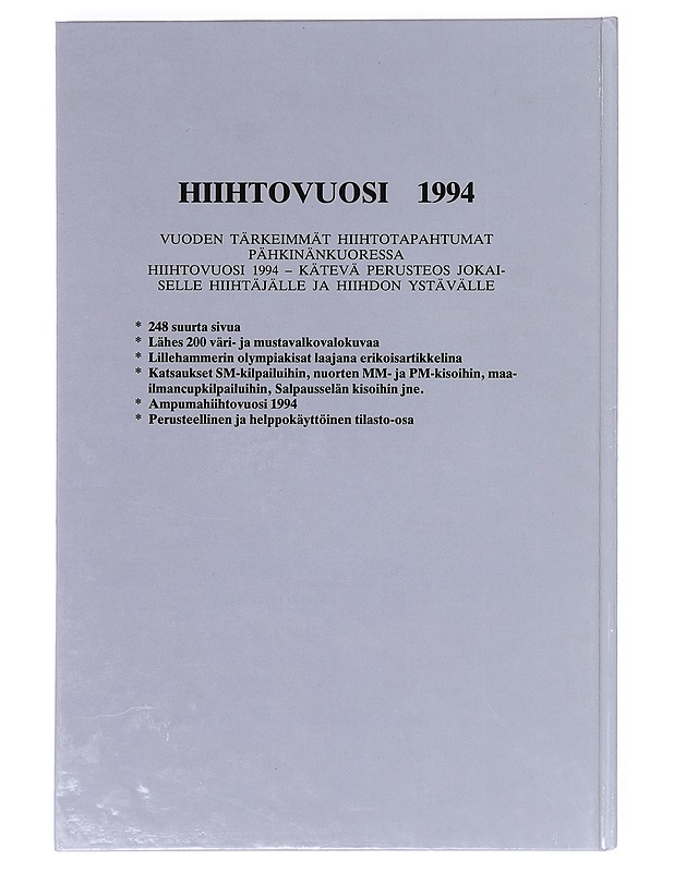 Hiihtovuosi 1994 - Rauno Liimatainen - Historiakirjat - 10105632971 - 1