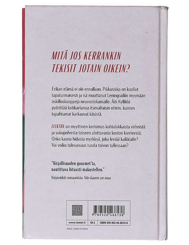 Elektra - Markku Pääskynen - Romaanit ja novellit - 10105633003 - 1