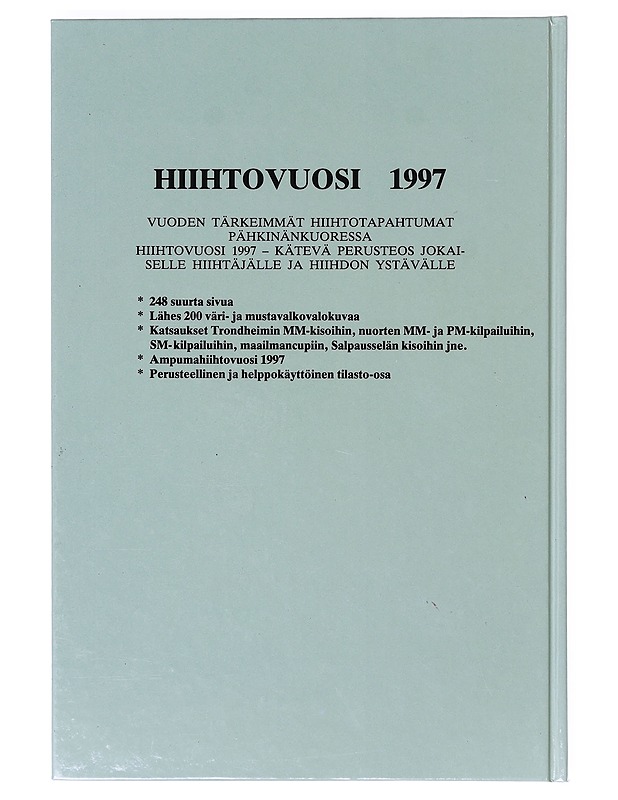 Hiihtovuosi 1997 - Rauno Liimatainen - Historiakirjat - 10105633000 - 1
