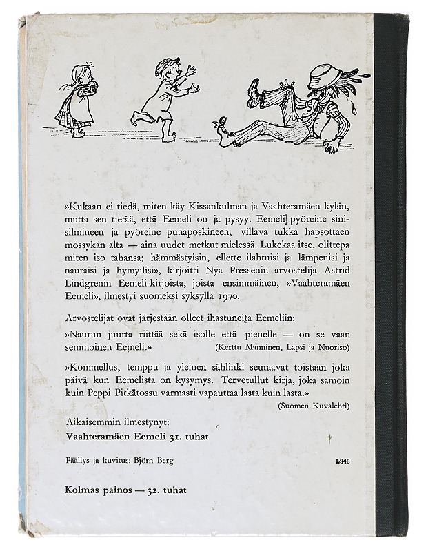 Eemelin uudet metkut - Lindgren, Astrid - Lastenkirjat - 10105633035 - 1