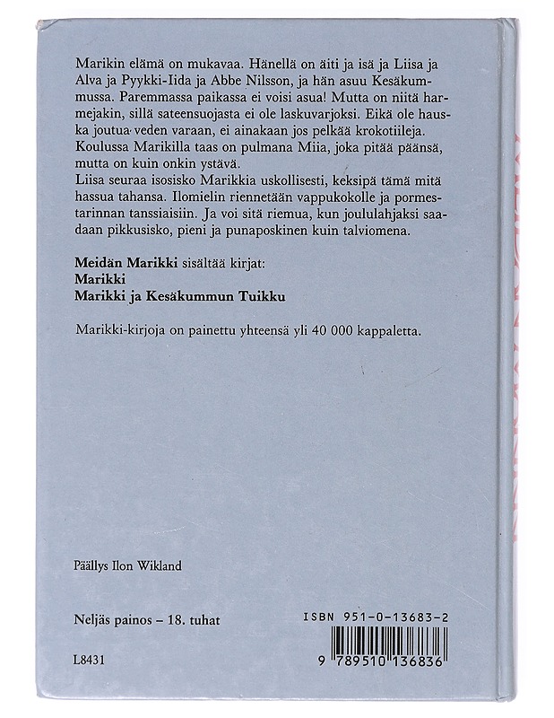 Meidän Marikki - Lindgren, Astrid - Lastenkirjat - 10105633043 - 1