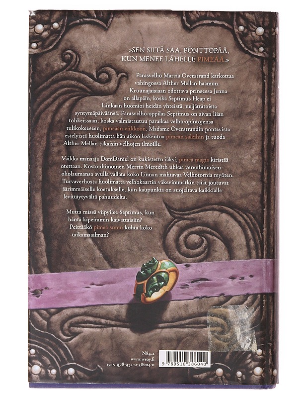 Pimeä - Sage, Angie - Romaanit ja novellit - 10105633083 - 1