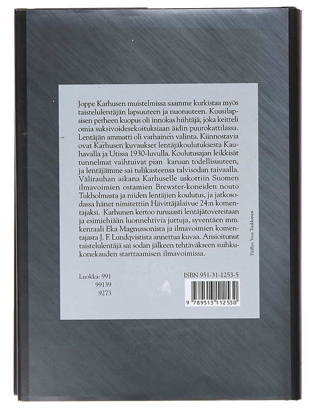 Taistelulentäjän muistelmat - Joppe Karhunen - Elämäkerrat ja muistelmat - 10105633084 - 1