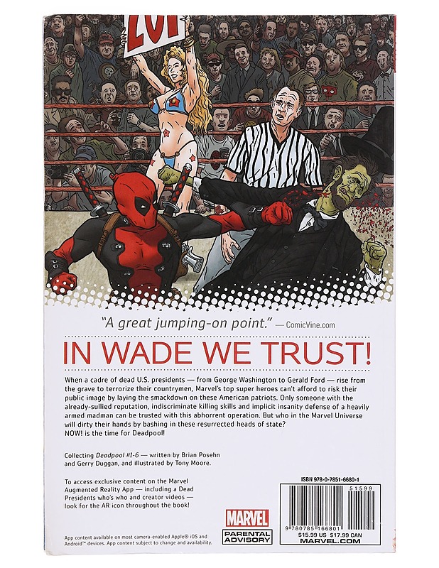 Deadpool Dead Presidents - Brian Posehn, Gerry Duggan, Tony Moore - Sarjakuvat - 10105633126 - 1