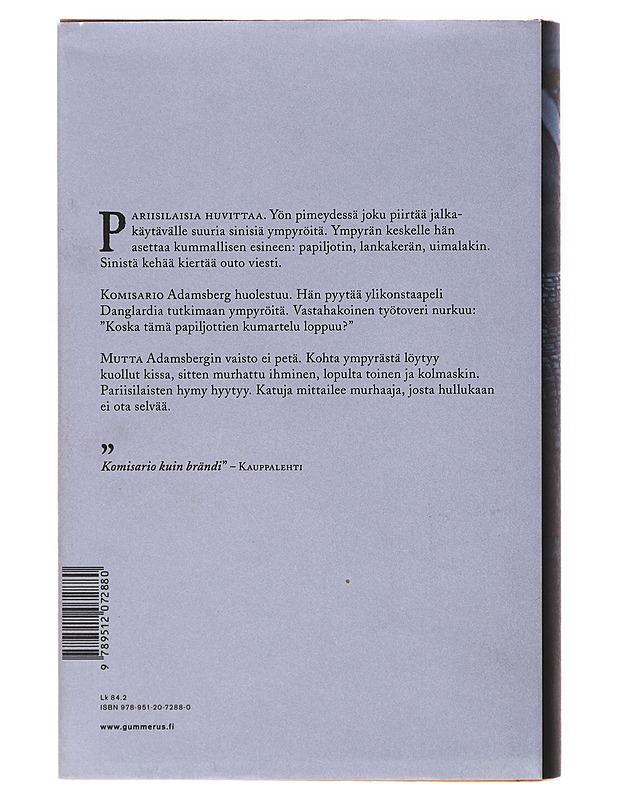 Sinisten ympyröiden mies - Vargas, Fred - Romaanit ja novellit - 10105633135 - 1