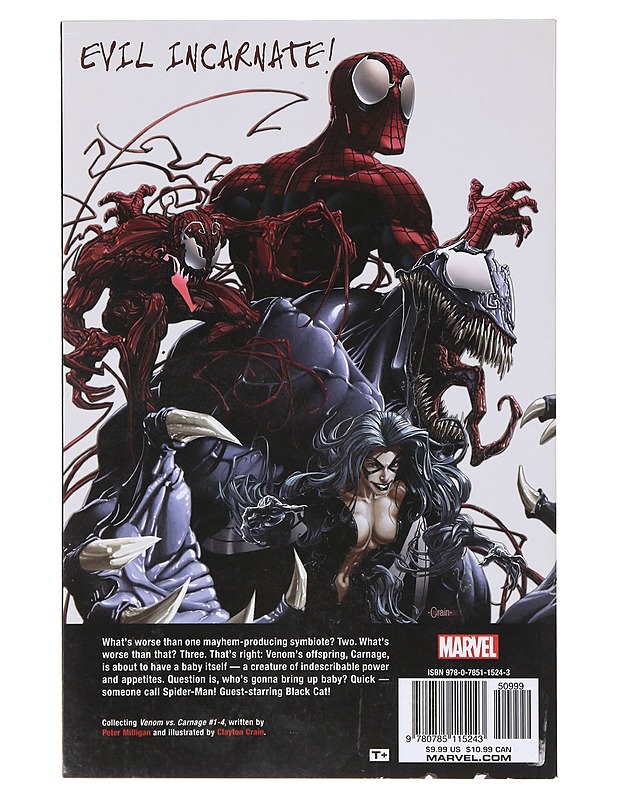Venom Carnage - Milligan, Crain - Sarjakuvat - 10105633153 - 1