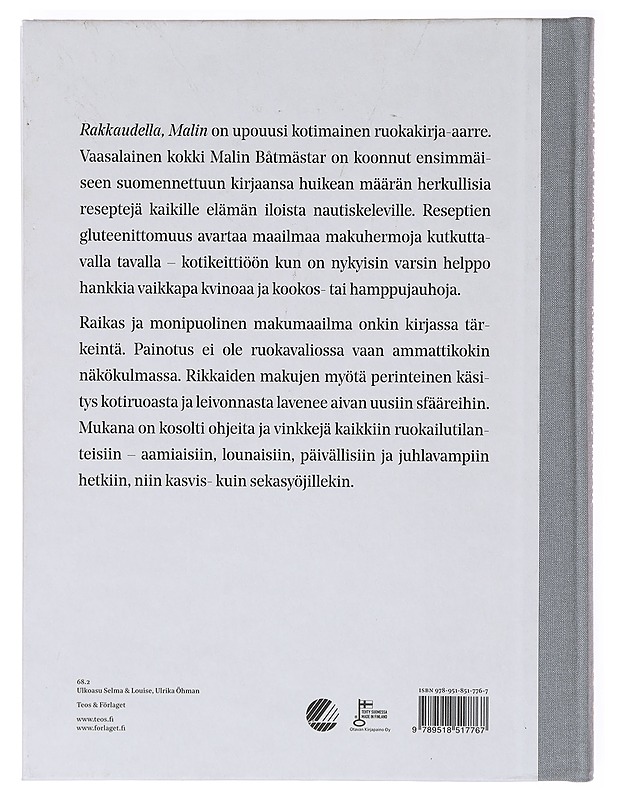 Rakkaudella, Malin - Vesterback, Malin - Ruokakirjat - 10105633160 - 1