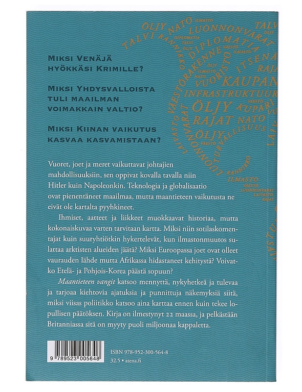 Maantieteen vangit : kymmenen karttaa, jotka kertovat kaiken maailmanpolitiikasta - Marshall, Tim - Tietokirjat ja oppaat - 10105633206 - 1