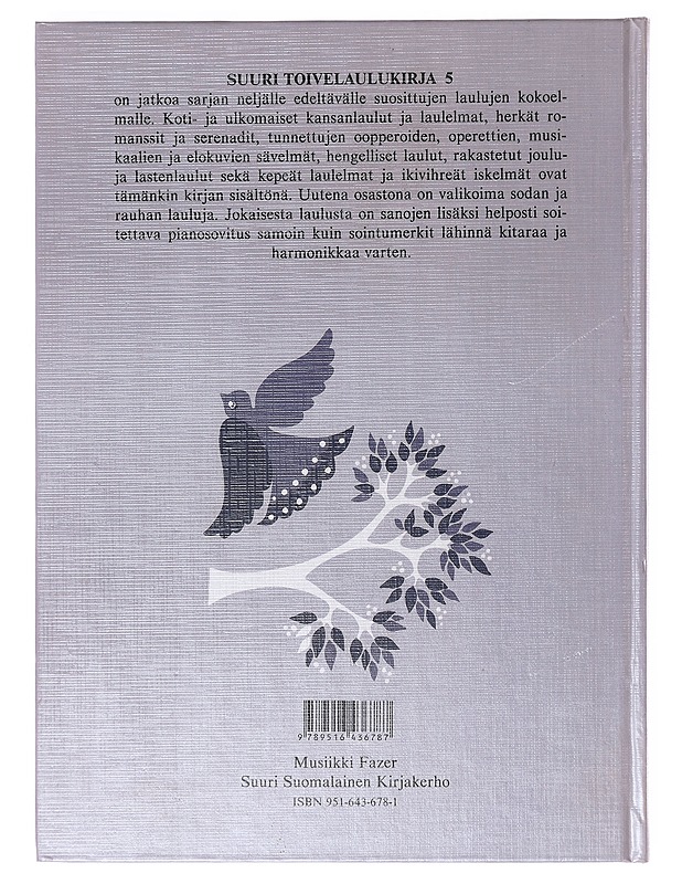 Suuri toivelaulukirja 5 - Aapeli Vuoristo - Joulukirjat - 10105633251 - 1