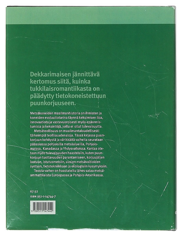 Metsäkoneiden maailmanhistoria - Konttinen, Hannu - Tietokirjat ja oppaat - 10105633257 - 1
