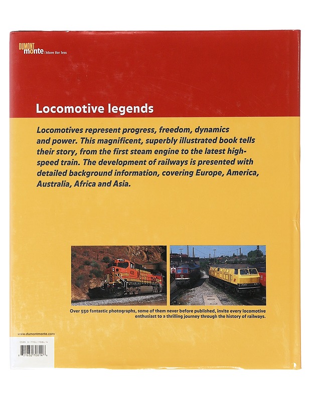 Legendary Trains : The Great Locomotives of the World Past and Present - Thomas Hornung - Historiakirjat - 10105633262 - 1