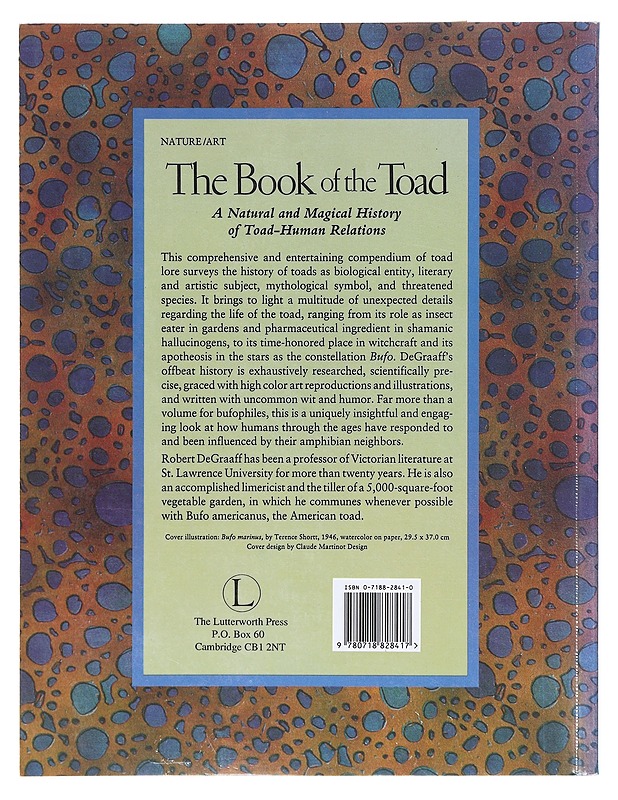 The Book of the Toad - DeGraaff, Robert - Lemmikki- ja luontokirjat - 10105633268 - 1