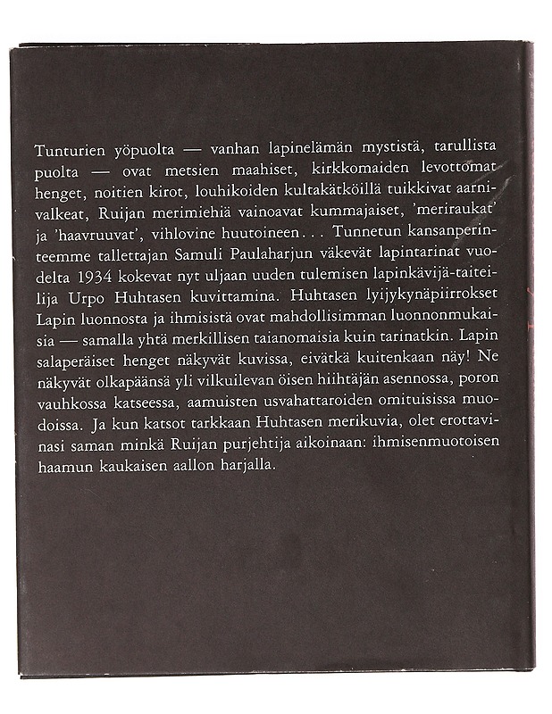 Tunturien yöpuolta - Samuli Paulaharju - Historiakirjat - 10105633285 - 1