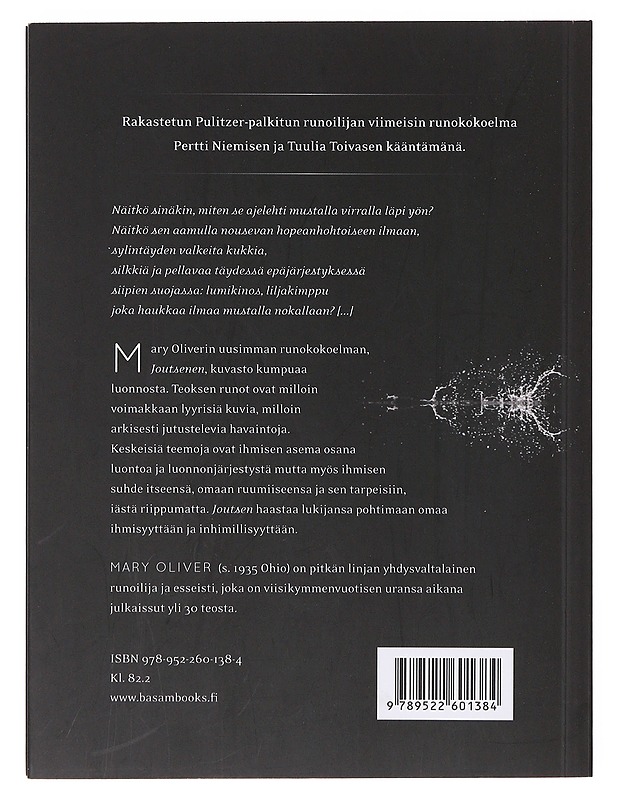 Joutsen / runoja ja proosarunoja - Oliver, Mary - Runot ja näytelmät - 10105633291 - 1