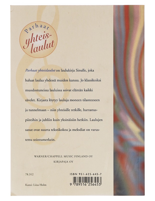 Parhaat yhteislaulut - Kari, Virpi - Harrastekirjat - 10105633320 - 1