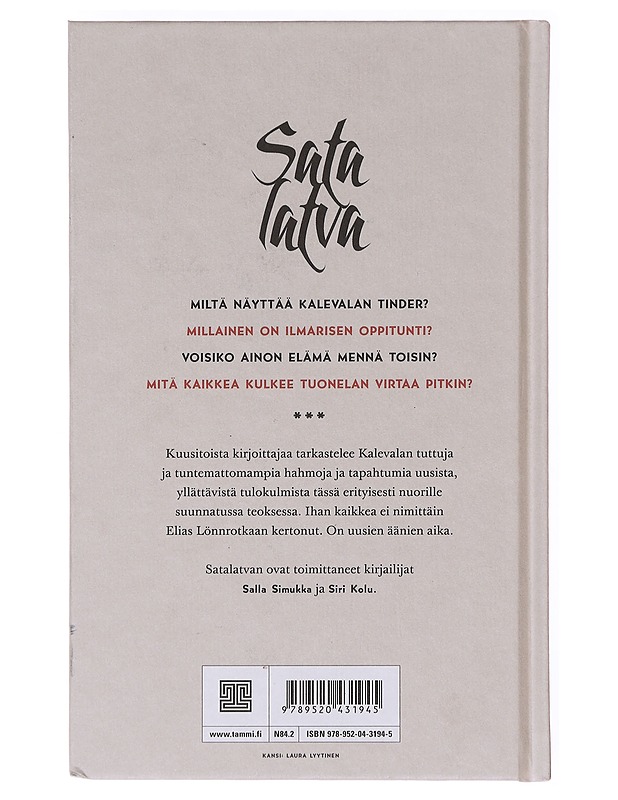 Satalatva / Kalevala uusin silmin - Auer, Ilkka - Romaanit ja novellit - 10105633321 - 1