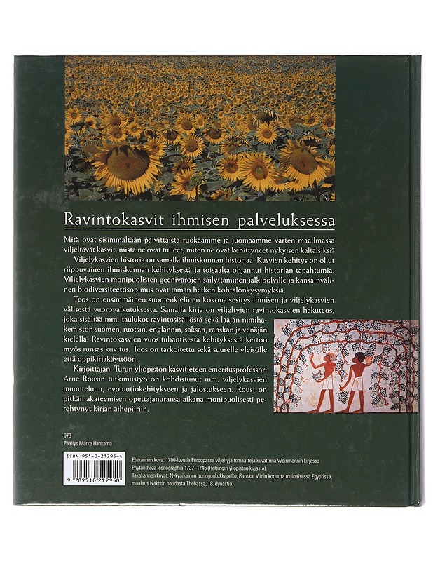 Auringonkukasta viiniköynnökseen : ravintokasvit - Arne Rousi - Tietokirjat ja oppaat - 10105633342 - 1
