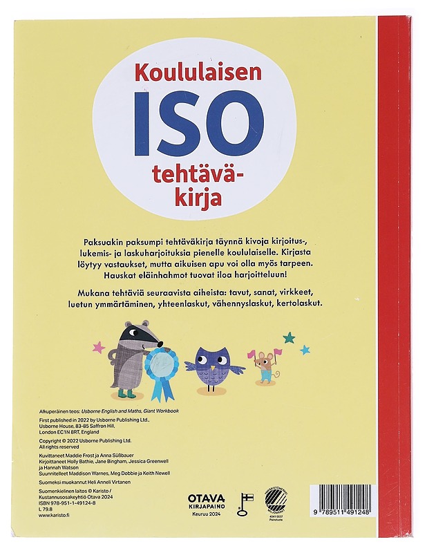 Koululaisen ISO tehtäväkirja - Virtanen, Heli Anneli - Lastenkirjat - 10105633469 - 1