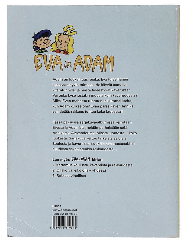 Eva ja Adam / suukkoja ja mustasukkaisuutta - Gahrton, Måns - Sarjakuvat - 10105633609 - 1