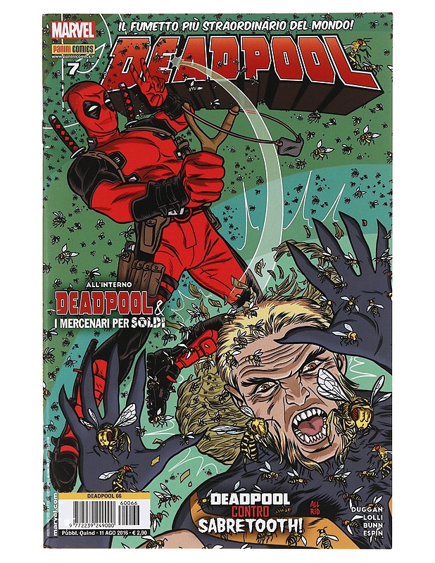 Deadpool : Deadpool contro Sabretooth, N:o 7 - Sarjakuvat - 10105633675 - 0