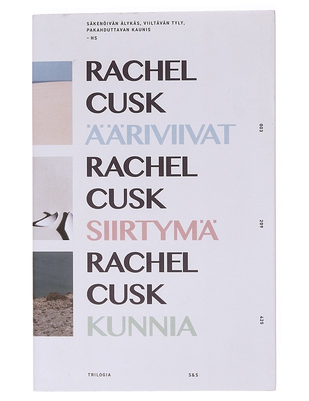 Ääriviivat / Siirtymä / Kunnia - Cusk, Rachel - Romaanit ja novellit - 10105633719 - 0